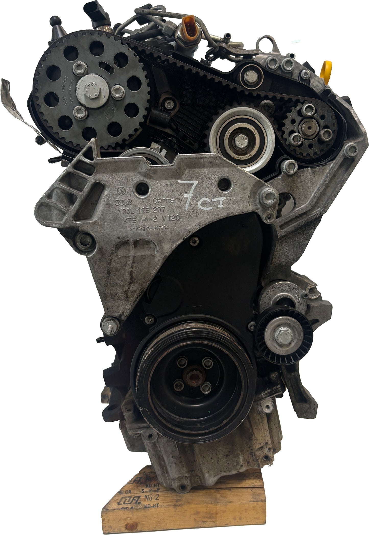 Moteur Pour VW Caddy III IV 1,6 TDI CAYD CAY 03L100090P d'occasion - Moteur Auto Usagé