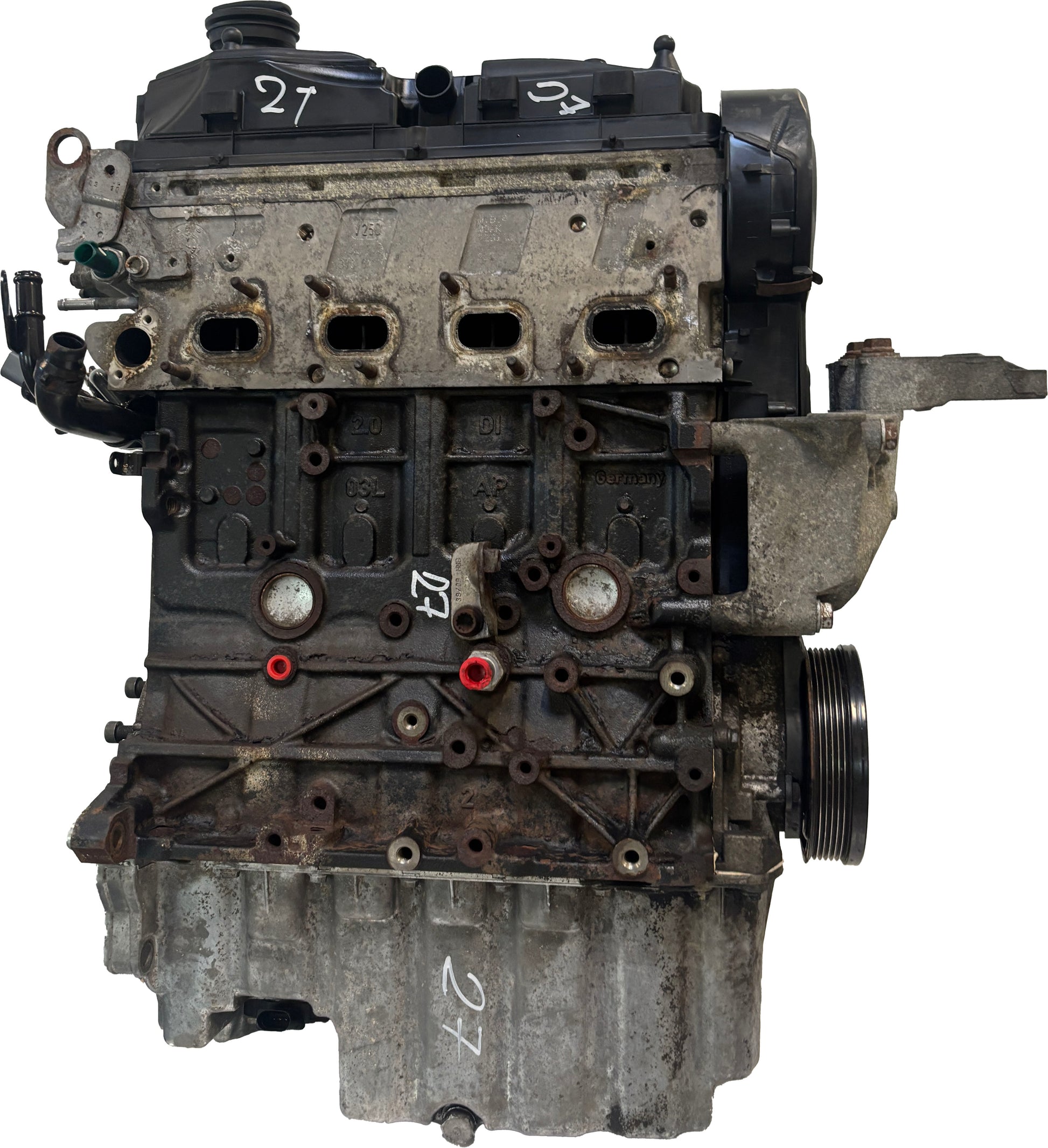 Moteur Pour VW T5 T6 2,0 TDI CAAB CAA 03L100090E d'occasion - Moteur Auto Usagé