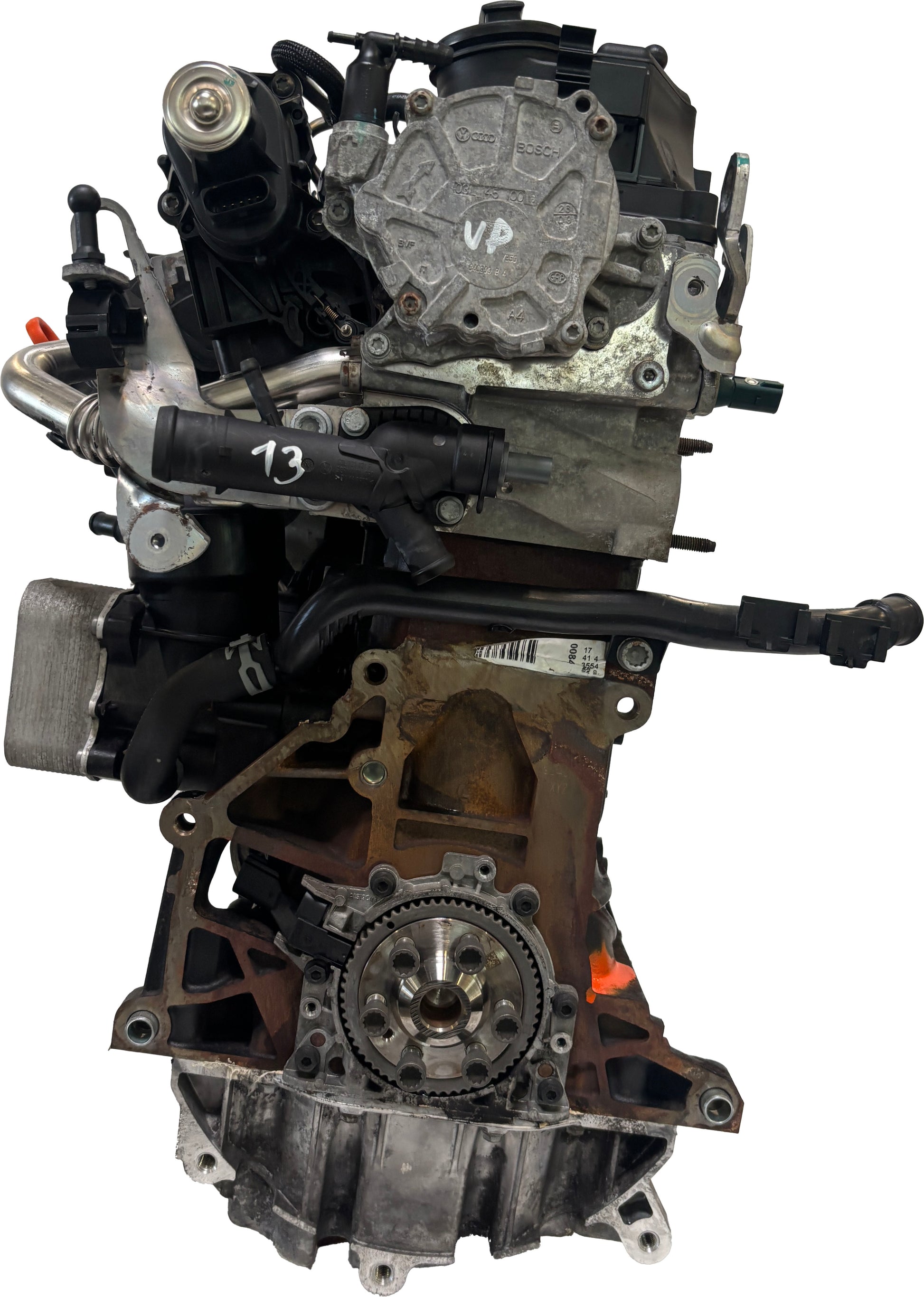 Moteur Pour Skoda VW Fabia II Polo V 1,6 TDI CAYA CAY 03L100031D d'occasion - Moteur Auto Usagé