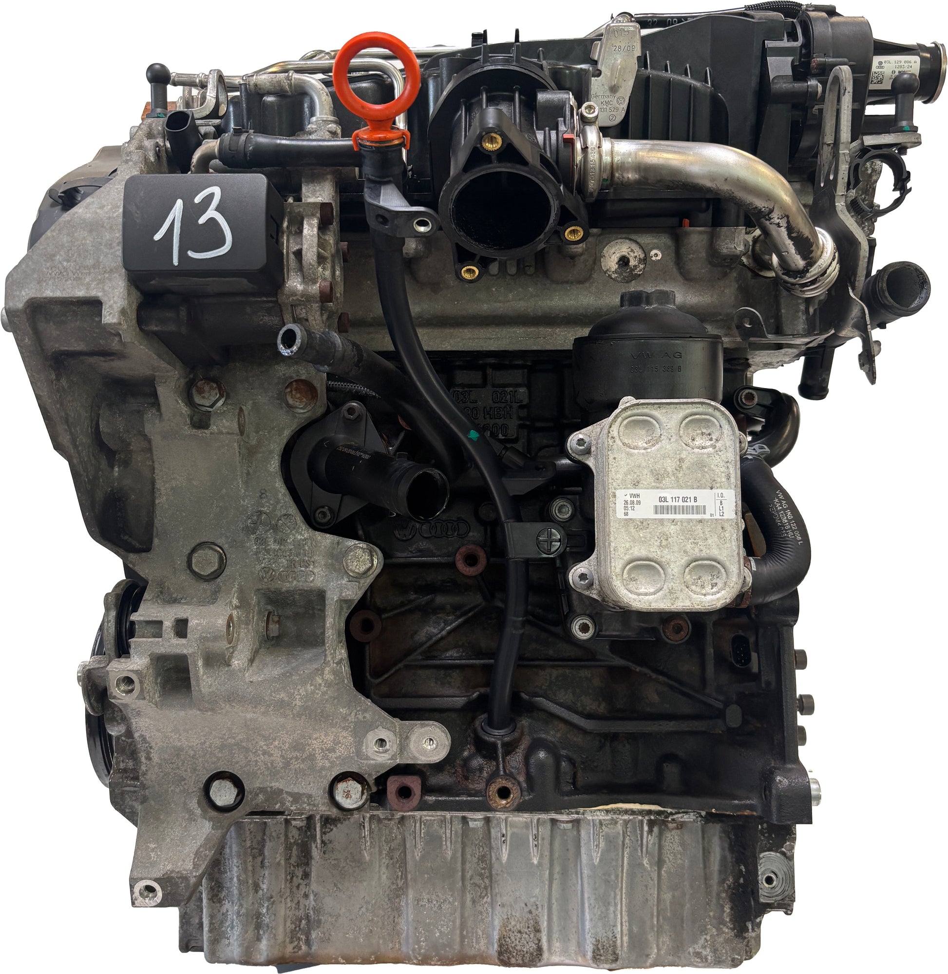 Moteur Pour Skoda VW Fabia II Polo V 1,6 TDI CAYA CAY 03L100031D d'occasion - Moteur Auto Usagé