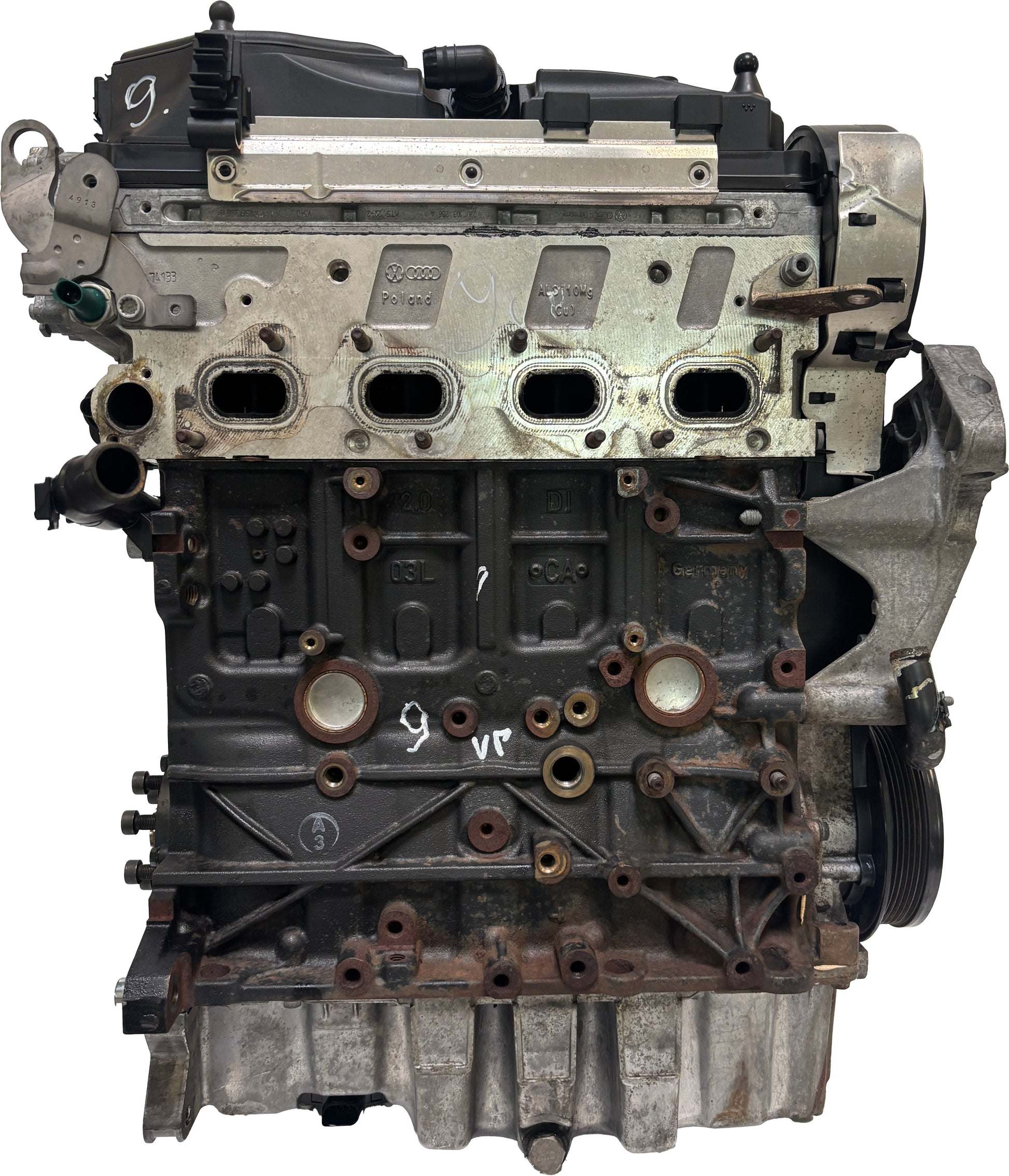 Moteur Pour Audi Seat Skoda Vw A3 Superb Passat 2,0 TDI CFGB CFG 03L100034X d'occasion - Moteur Auto Usagé