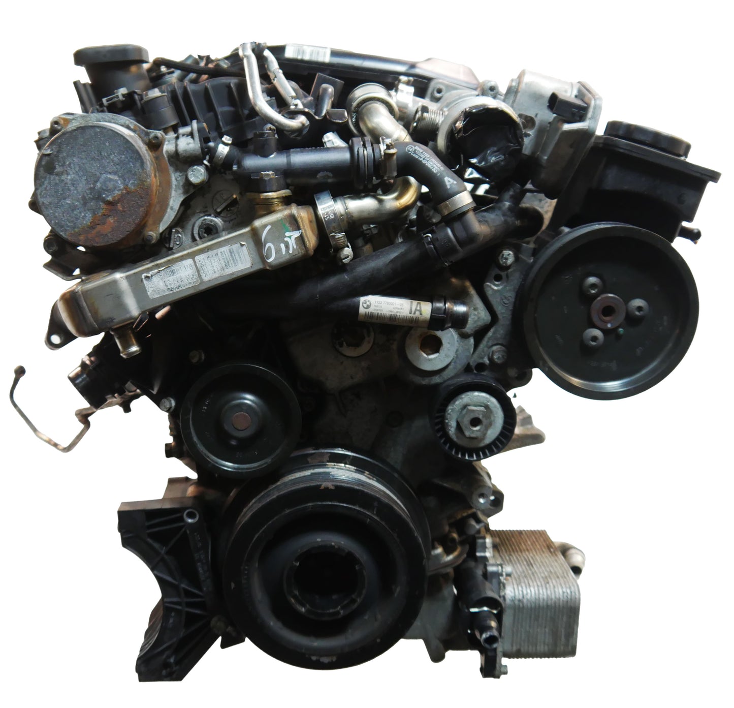 Moteur BMW Série 5 E60 E61 3,0 535d M57D30T1 M57D30 M57 306D4 d'occasion - Moteur Auto Usagé