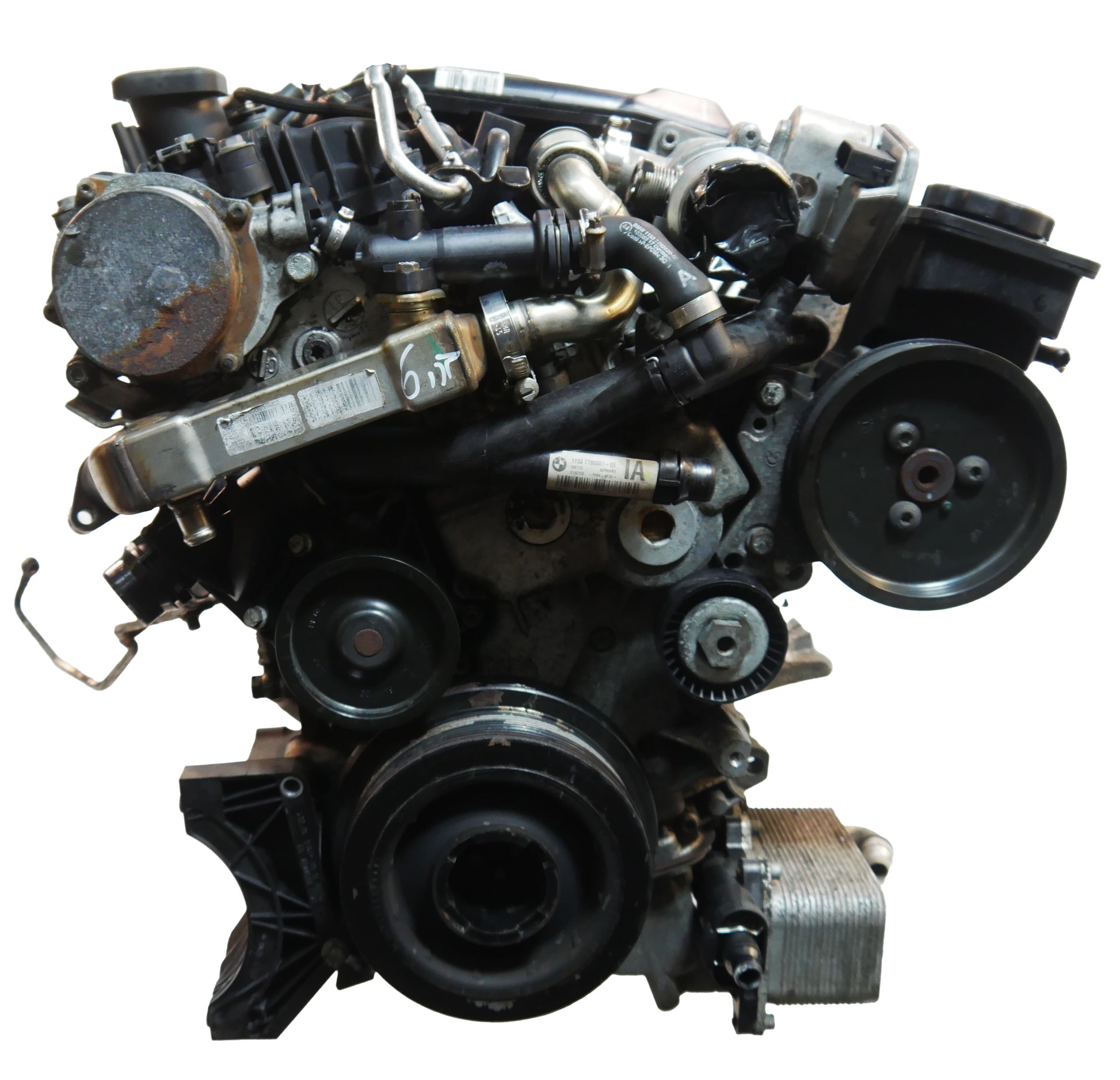 Moteur BMW Série 5 E60 E61 3,0 535d M57D30T1 M57D30 M57 306D4 d'occasion - Moteur Auto Usagé