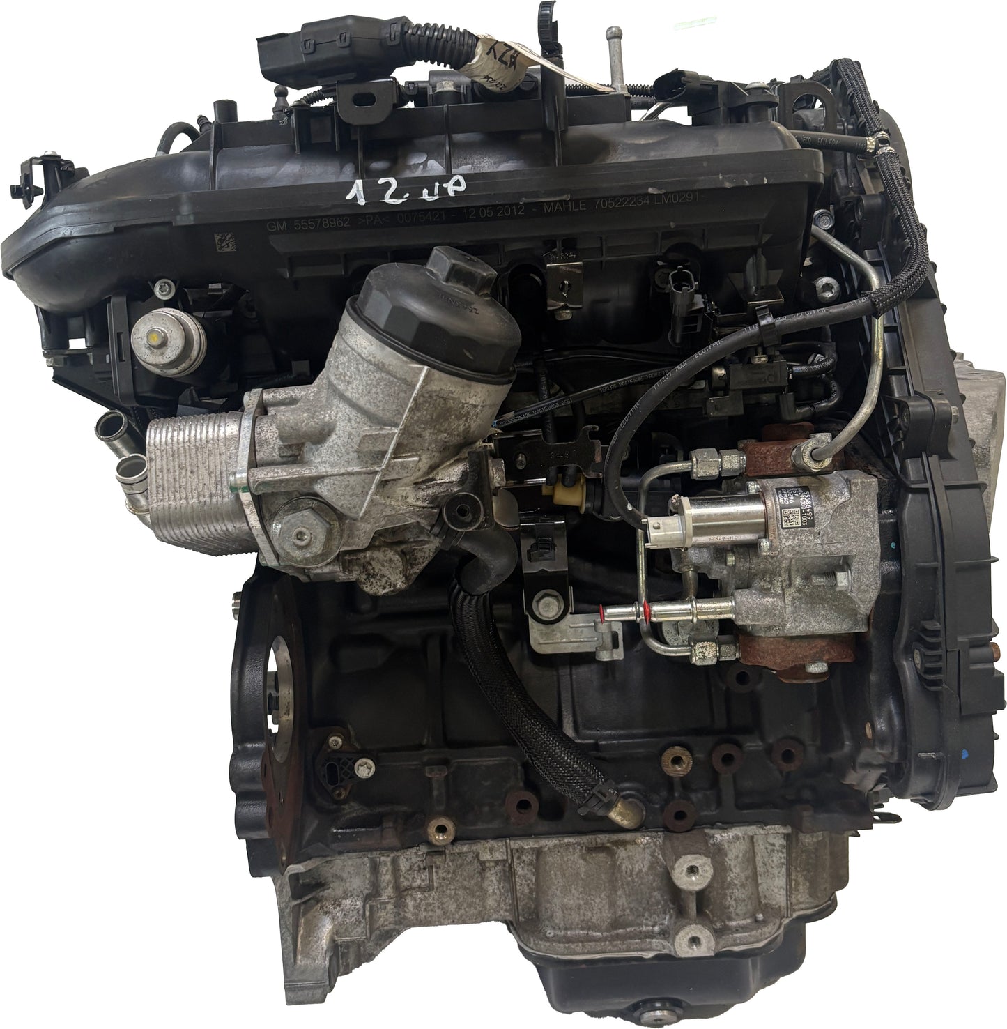 Moteur Pour Opel Astra J P10 1,7 CDTI A17DTC LUE 55573590 93196400 95518555 d'occasion - Moteur Auto Usagé