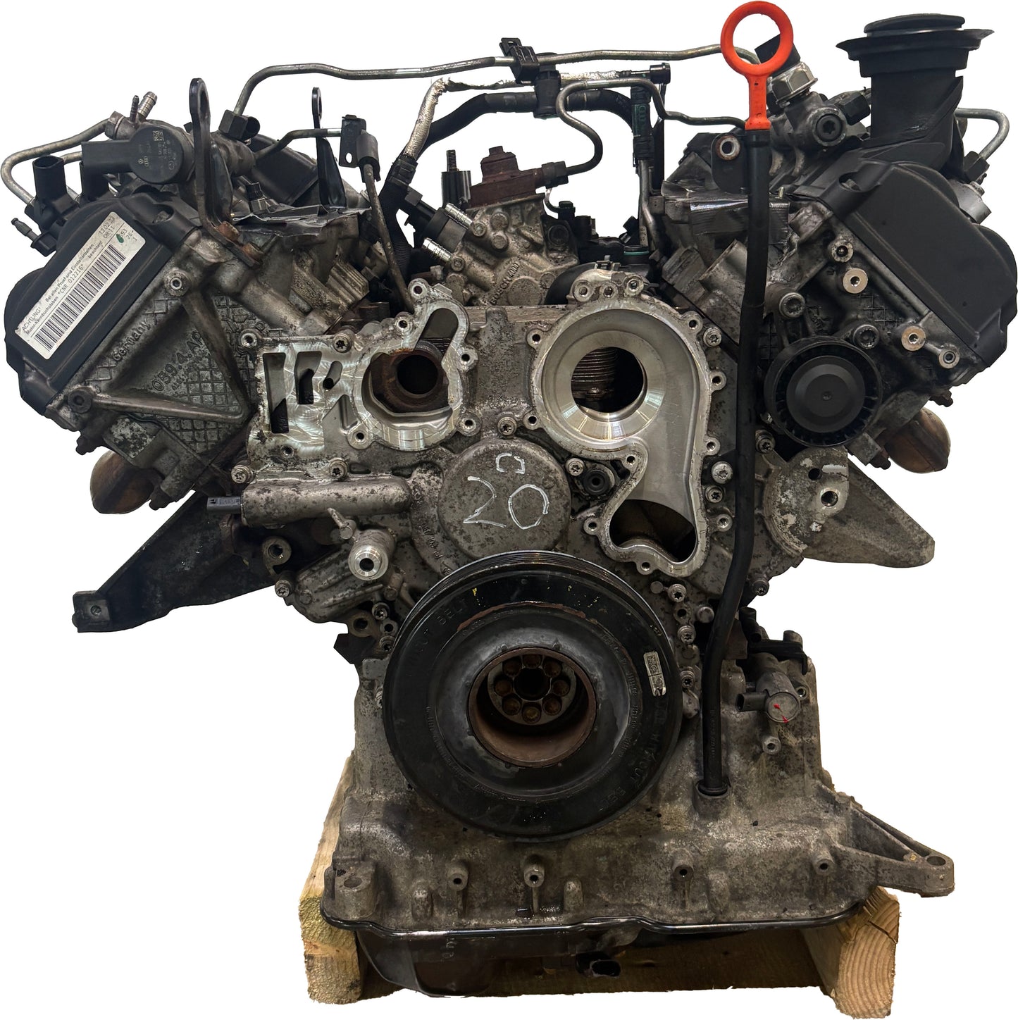 Moteur Pour Audi Porsche VW Q7 Cayenne Touareg 3,0 TDI CNRB CNR 059100035F d'occasion - Moteur Auto Usagé