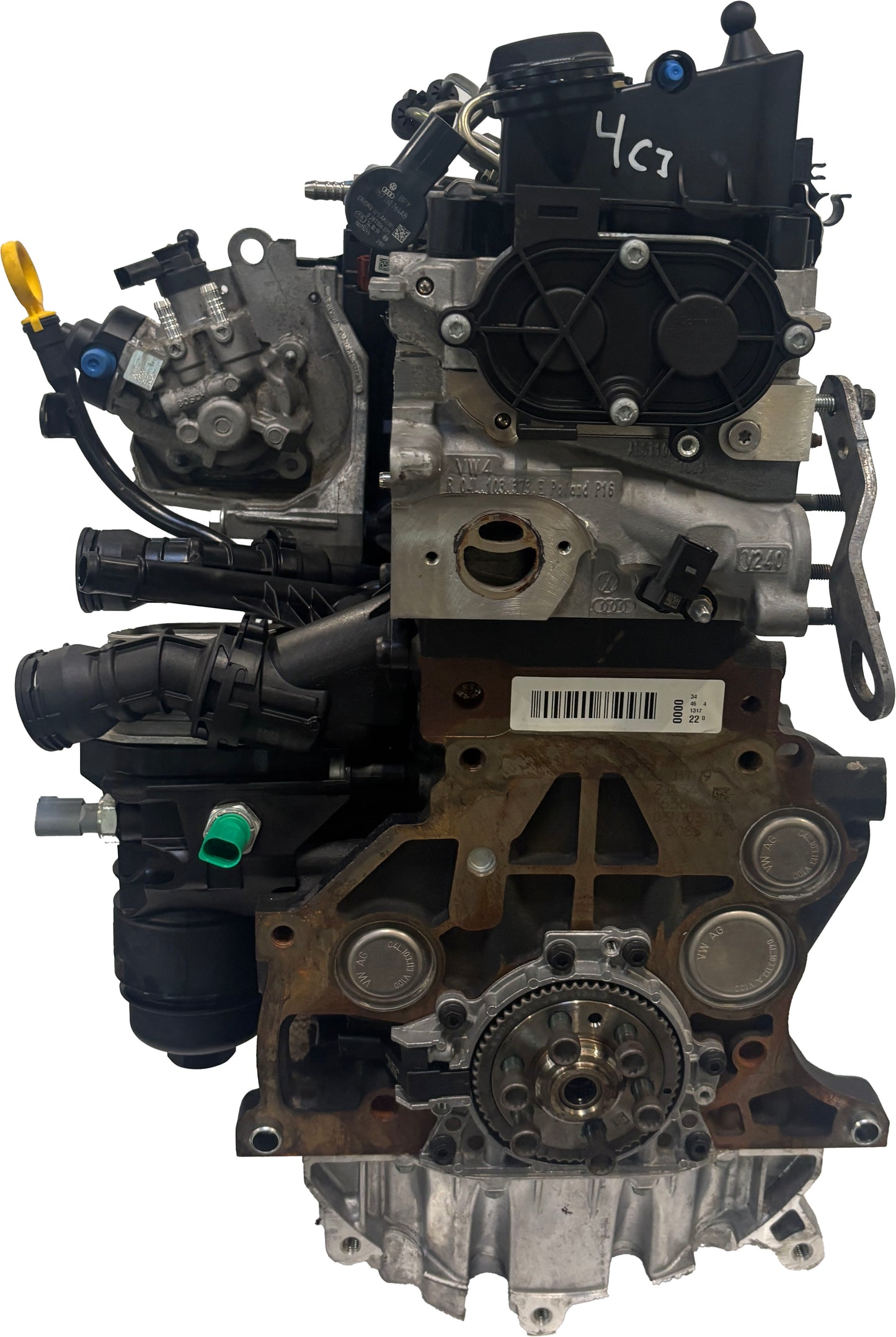 Moteur Pour Audi Seat Skoda VW A3 Octavia Golf 2,0 TDI DJGA DJG 04L100038G d'occasion - Moteur Auto Usagé