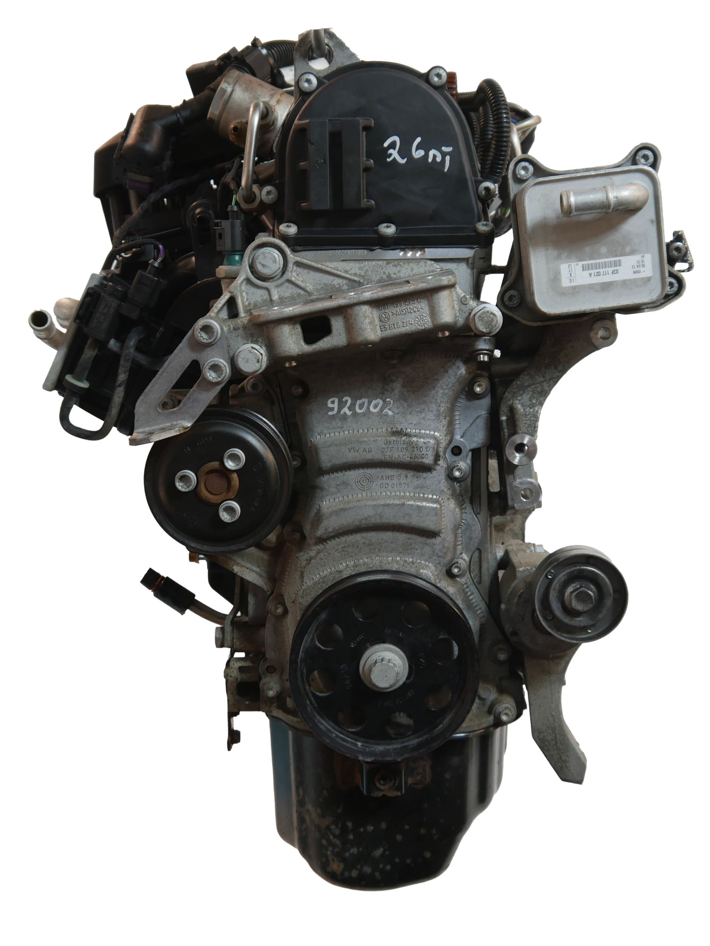 Moteur Audi Seat VW A1 Toledo Caddy 1,2 TSI CBZA CBZ 03F100031FX 03F100091AX d'occasion - Moteur Auto Usagé