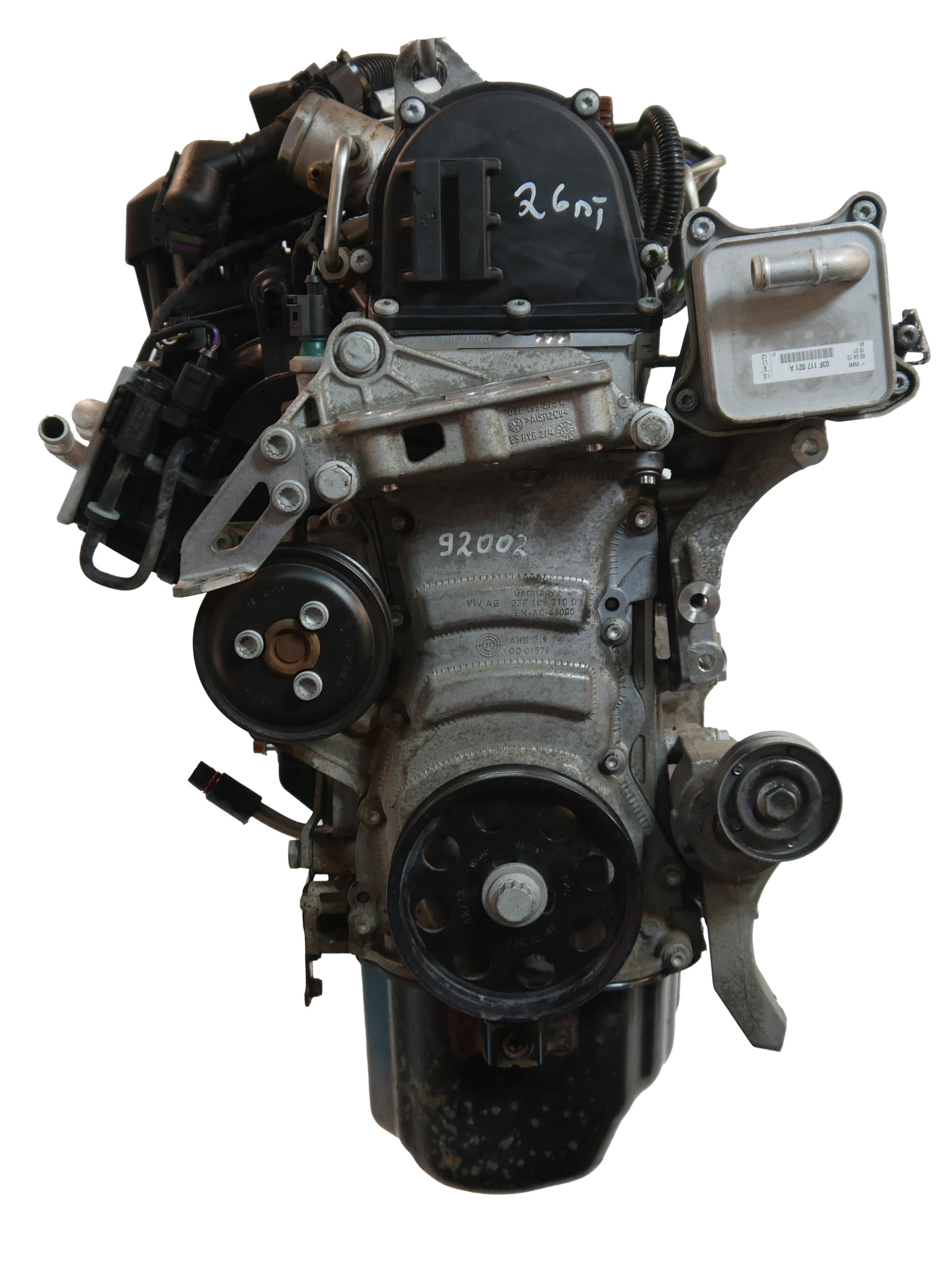 Moteur Audi Seat VW A1 Toledo Caddy 1,2 TSI CBZA CBZ 03F100031FX 03F100091AX d'occasion - Moteur Auto Usagé