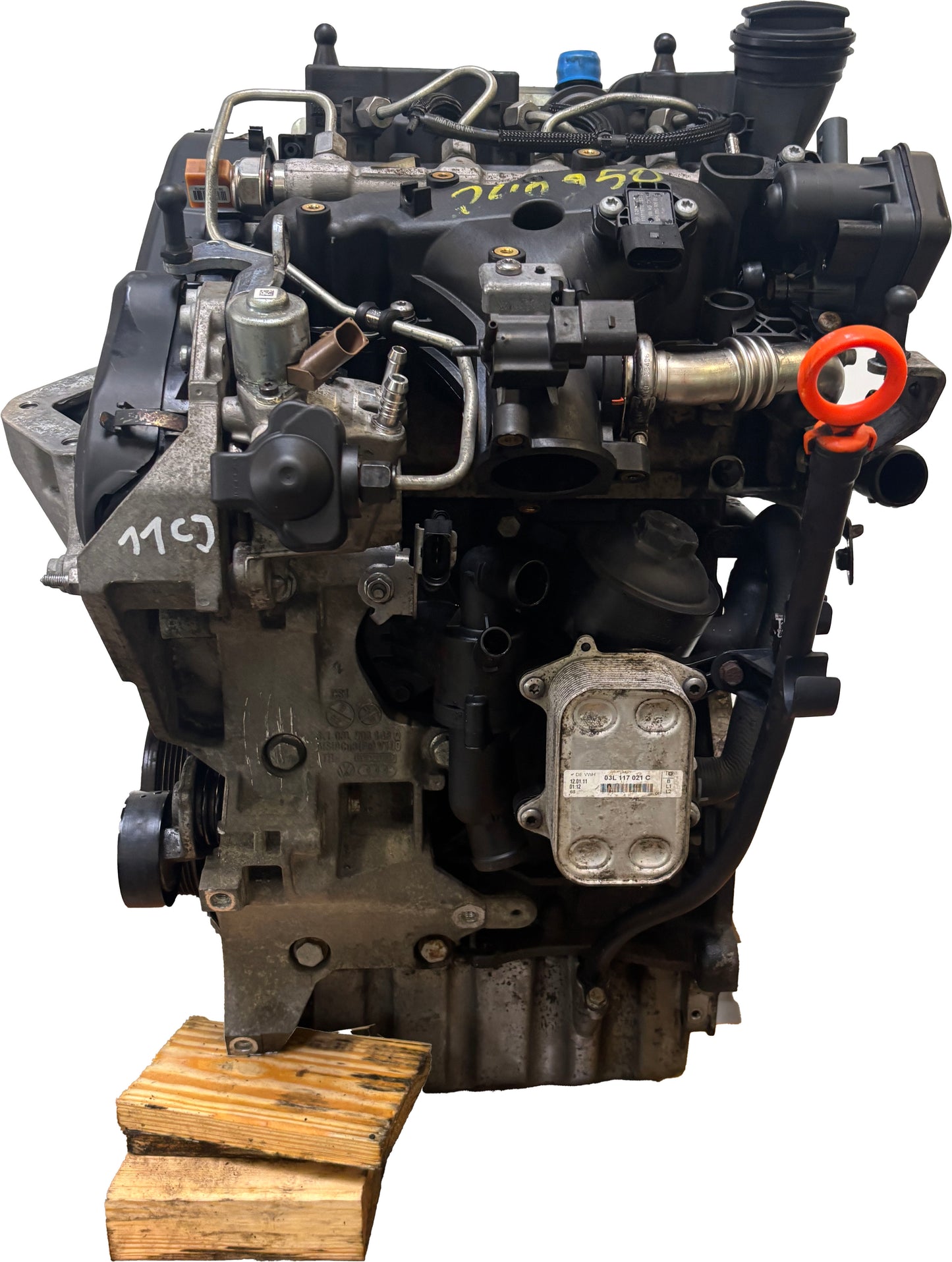 Moteur Pour Seat Skoda VW Ibiza Fabia Polo V 1,2 TDI CFWA CFW 03P100090 d'occasion - Moteur Auto Usagé