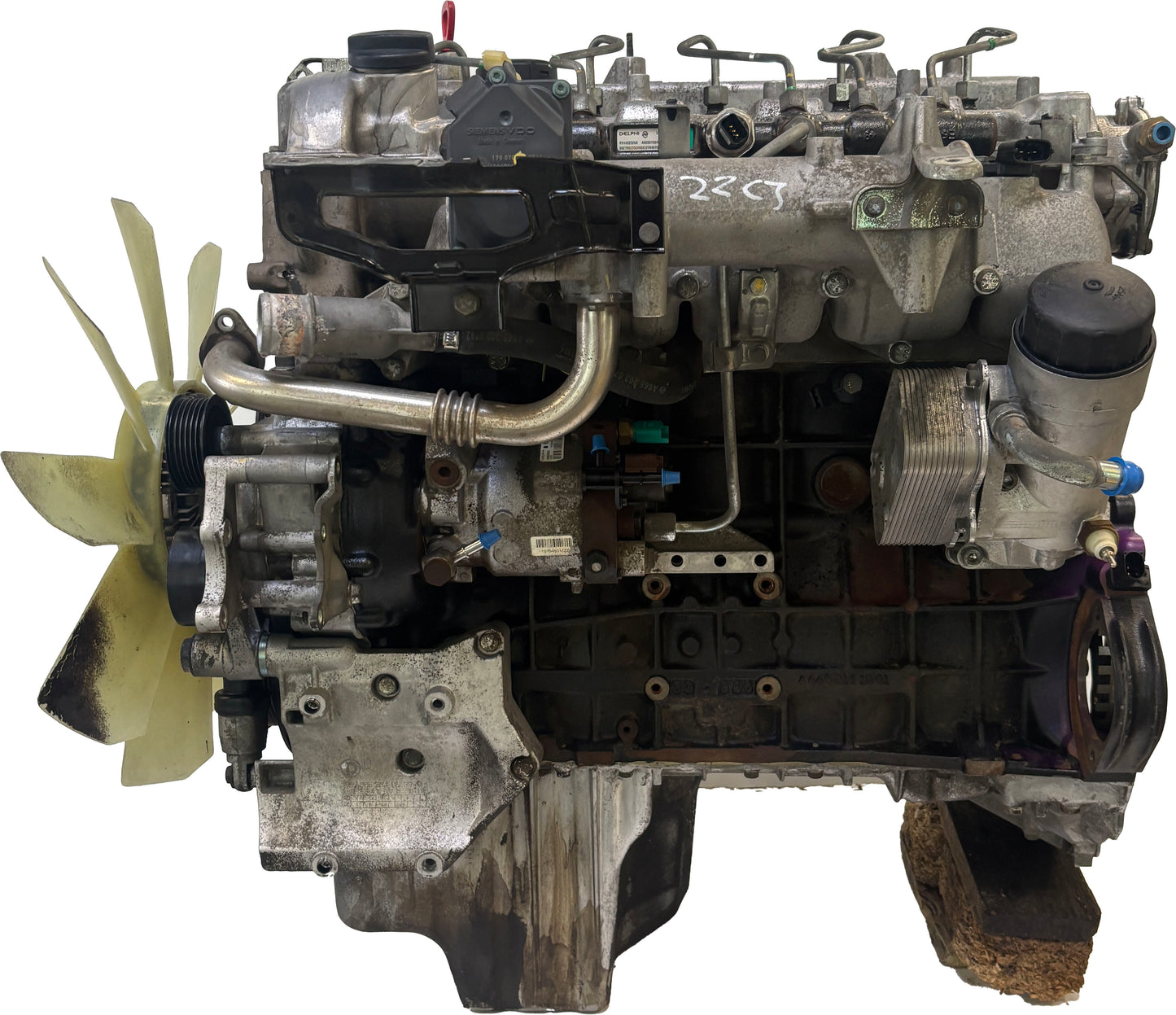 Moteur Pour Ssangyong Rodius I 2,7 Xdi D27DT 6650108393 d'occasion - Moteur Auto Usagé