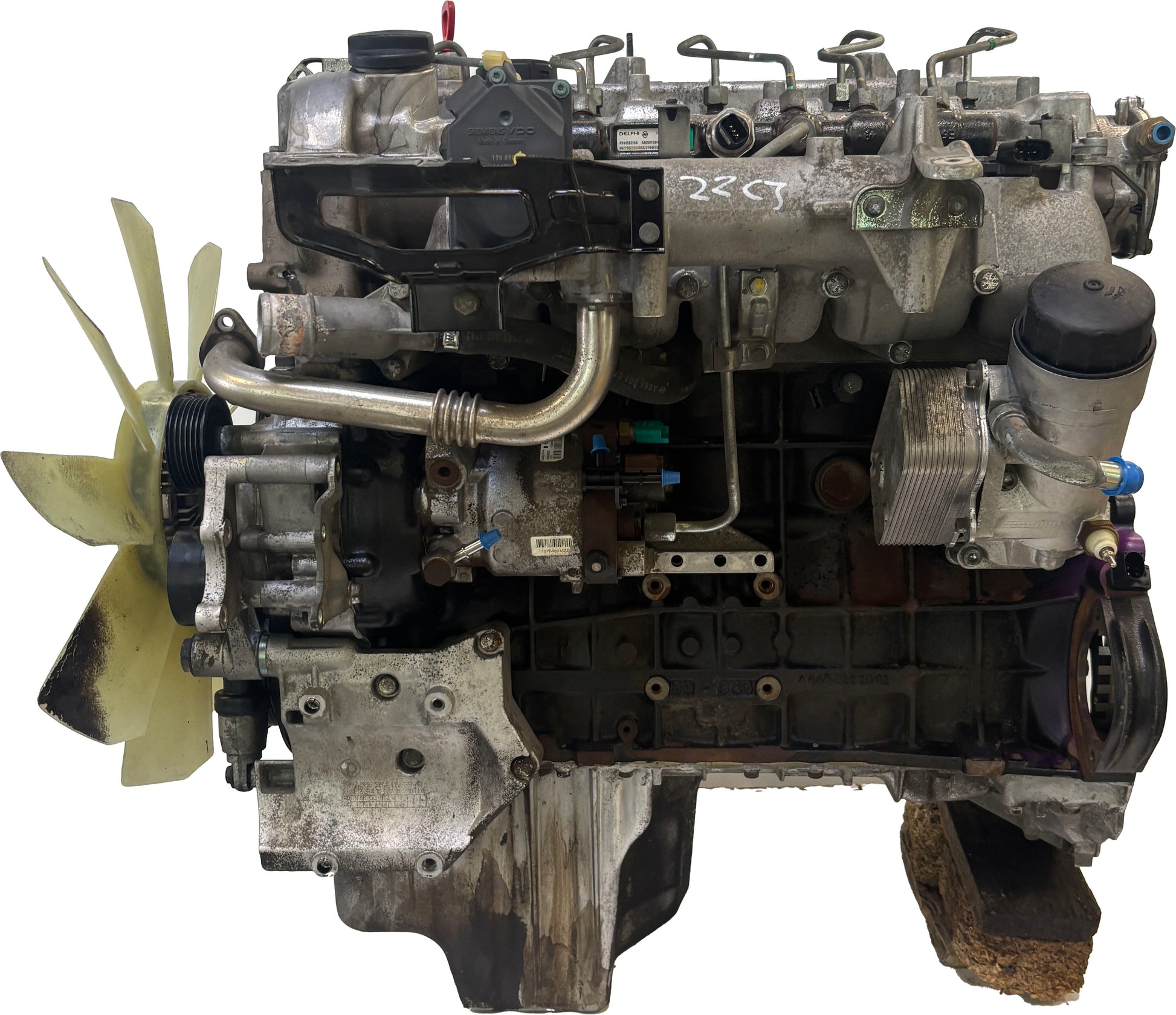 Moteur Pour Ssangyong Rodius I 2,7 Xdi D27DT 6650108393 d'occasion - Moteur Auto Usagé