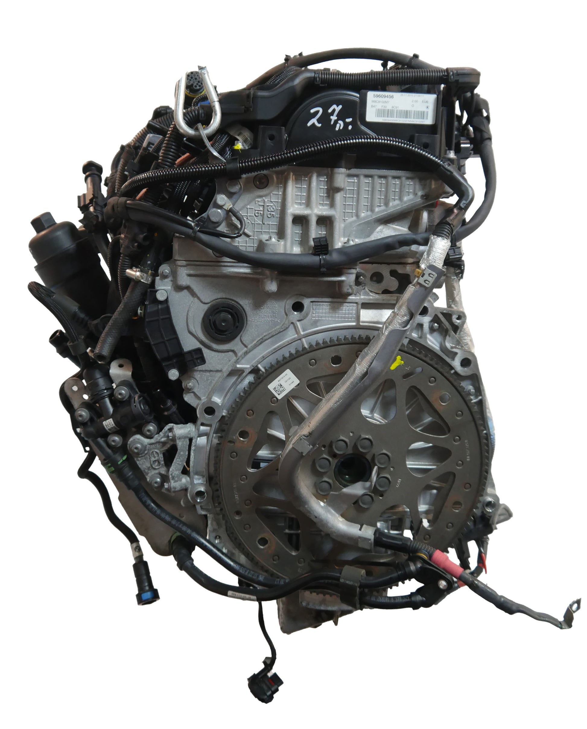 Moteur BMW Série 3 F30 2,0 xDrive B47D20A B47 B47D20O0 11002455618 11002473150 d'occasion - Moteur Auto Usagé