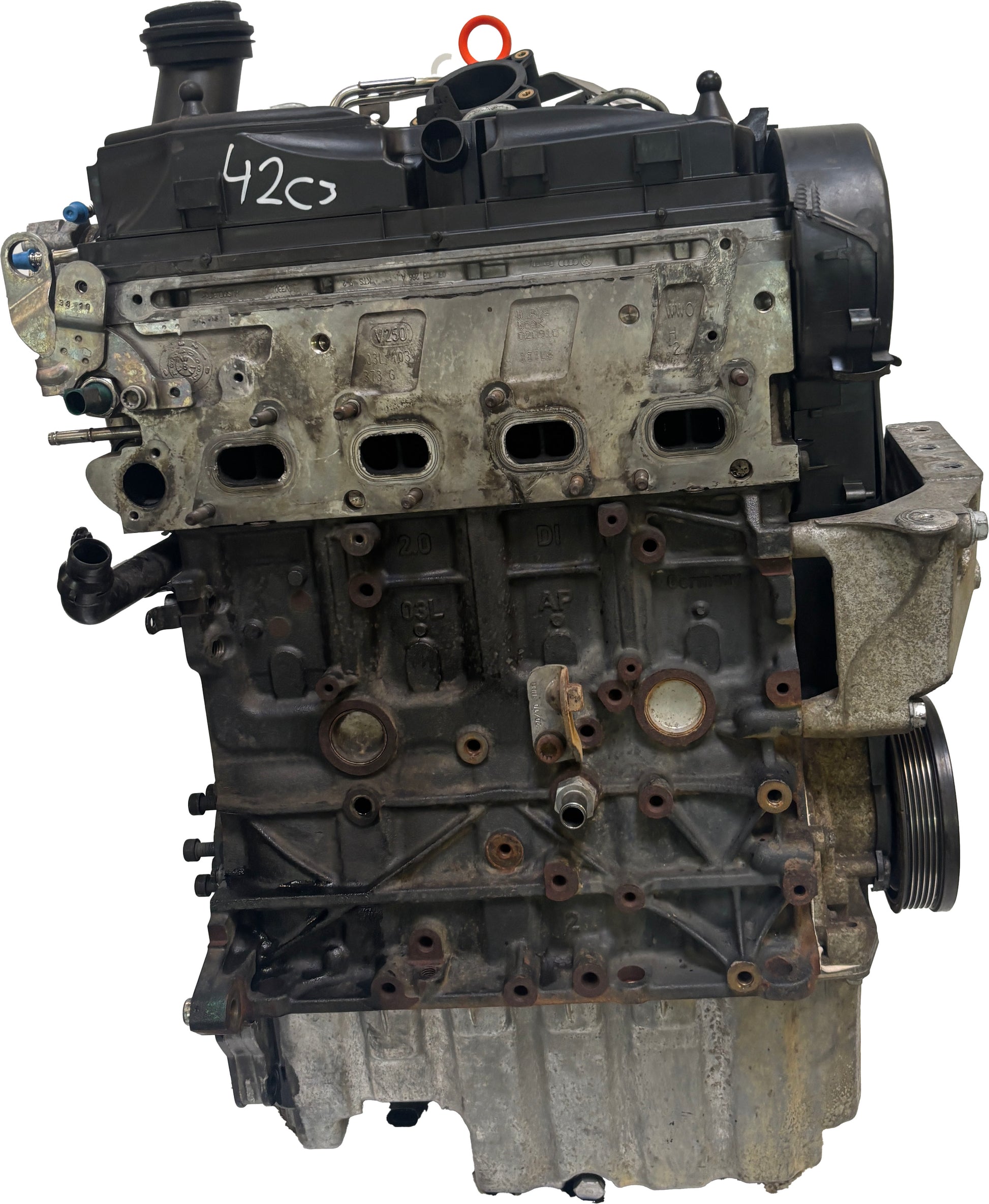 Moteur Pour VW T5 T6 2,0 TDI CAAC CAA 03L100090E d'occasion - Moteur Auto Usagé