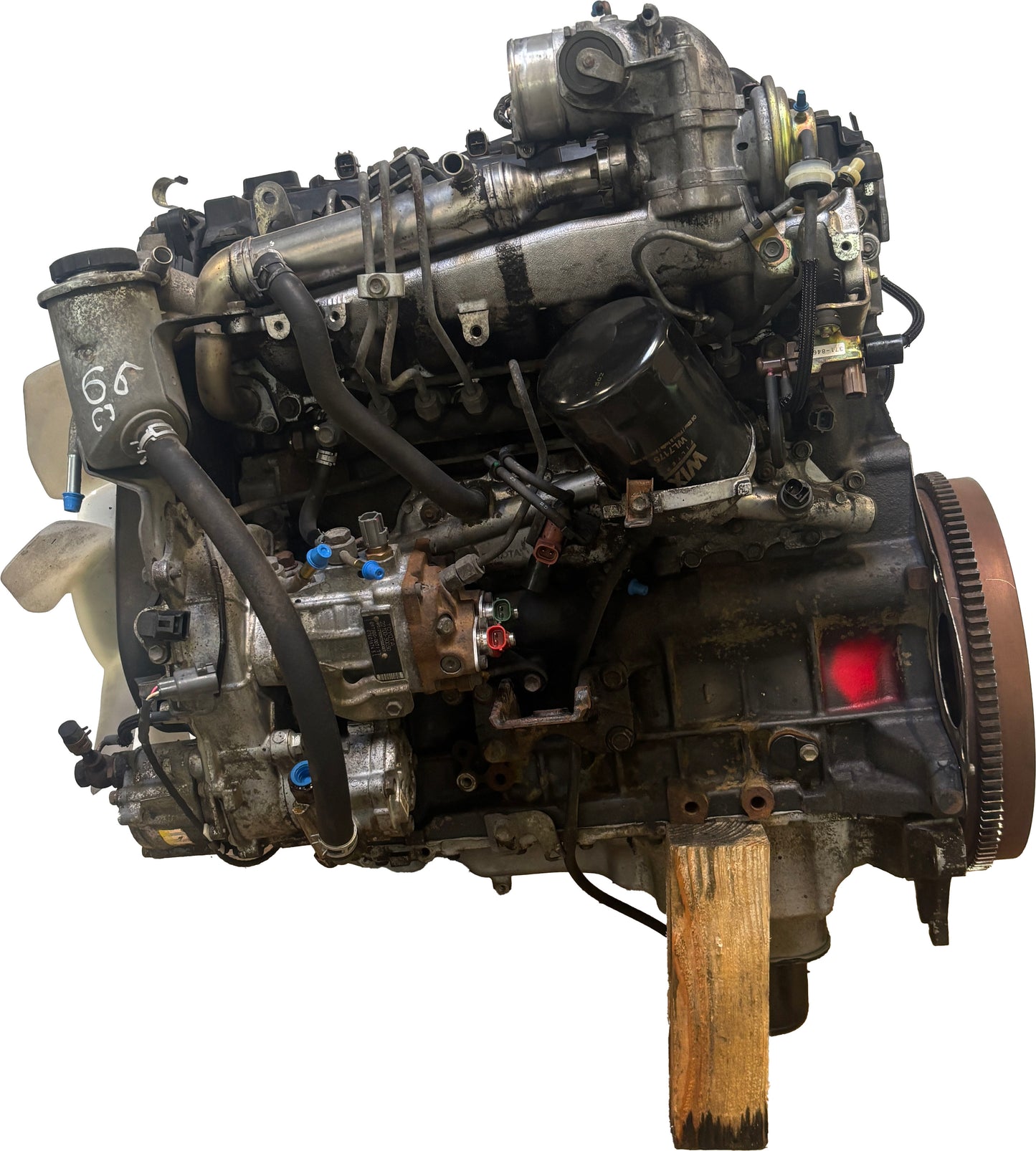 Moteur Pour Toyota Landcruiser KDJ120 3,0 D-4D 1KD-FTV 1900030150 d'occasion - Moteur Auto Usagé