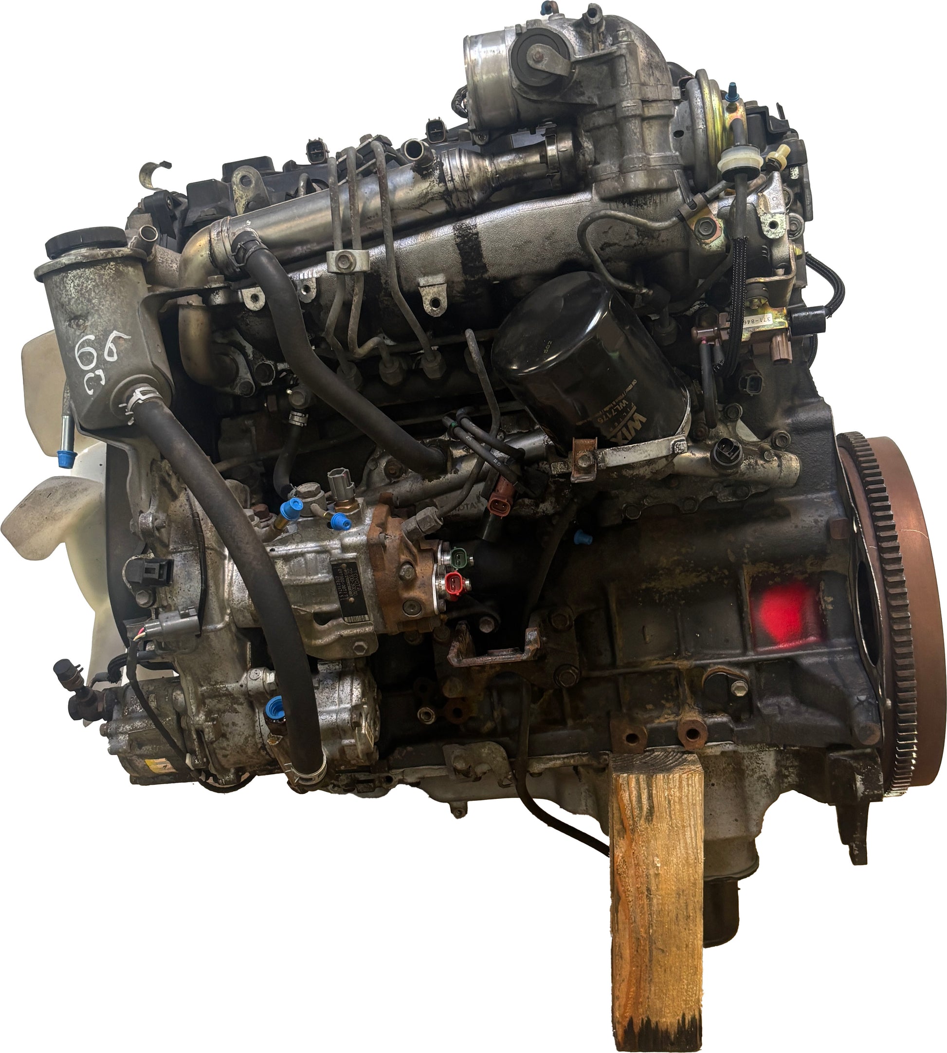 Moteur Pour Toyota Landcruiser KDJ120 3,0 D-4D 1KD-FTV 1900030150 d'occasion - Moteur Auto Usagé