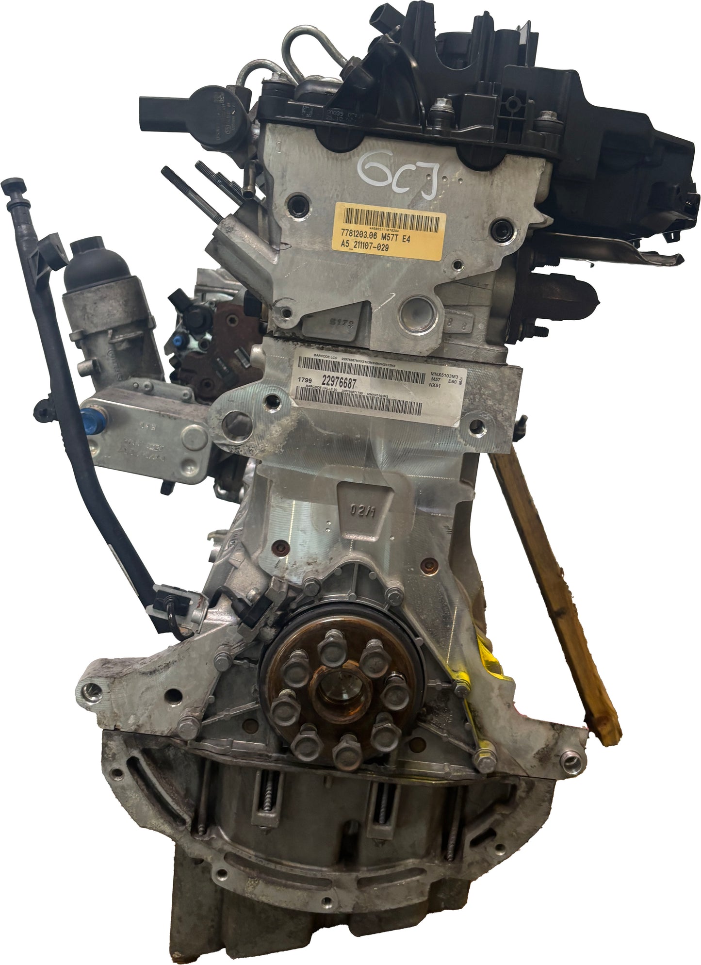 Moteur Pour BMW Série 5 E60 E61 3,0 D 535d M57D30 306D3 M57 11000392262 d'occasion - Moteur Auto Usagé