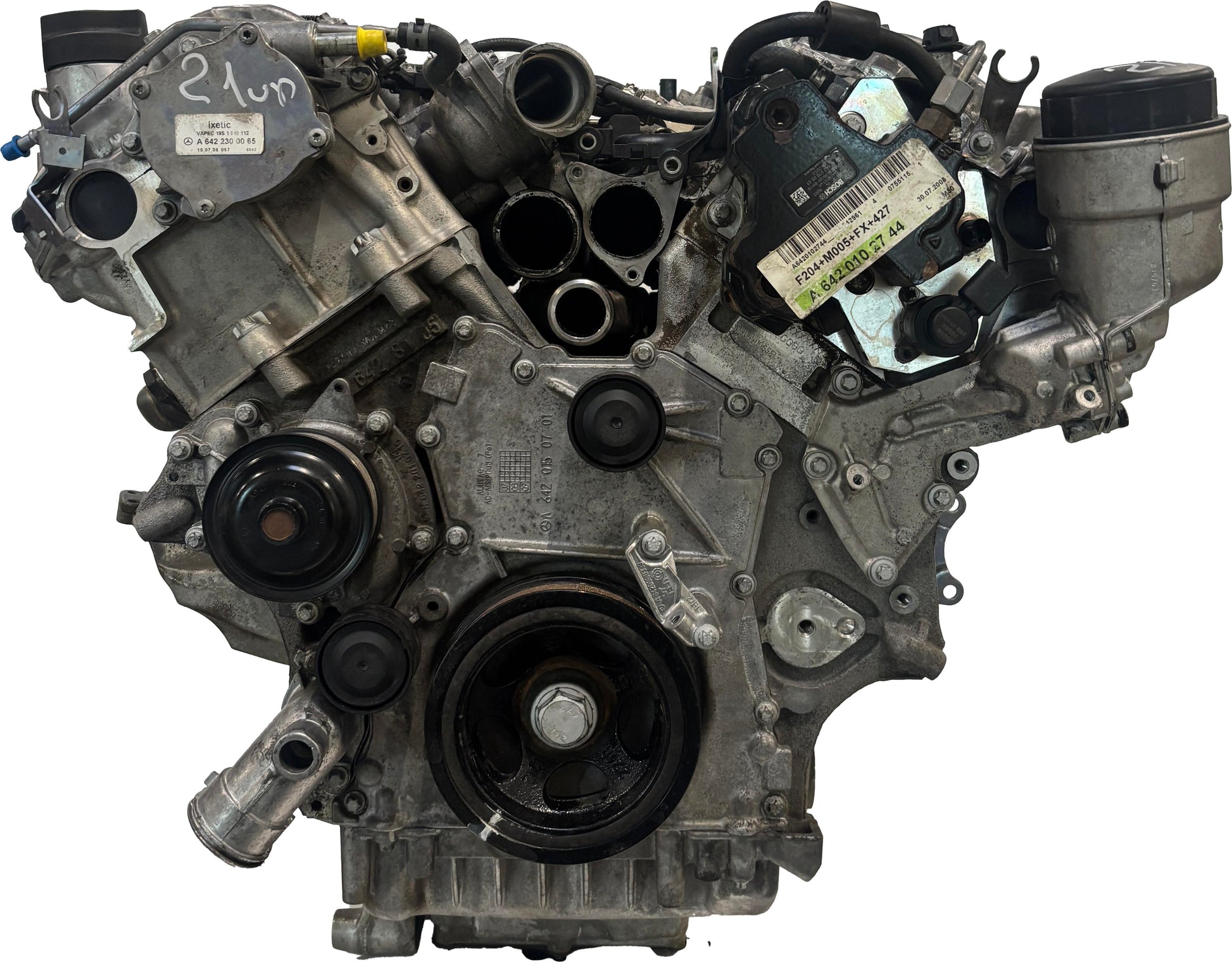 Moteur d'occasion Mercedes GLK X204 3.0L – OM642.961-OM642-642.961/A6420102744 – 2008
