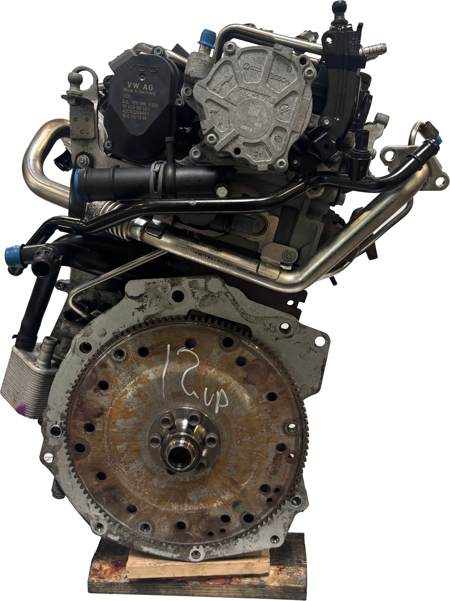 Moteur Pour Audi Seat A4 B8 A5 A6 Q5 Exeo 2,0 TDI CAHA CAH 03L100036C d'occasion - Moteur Auto Usagé