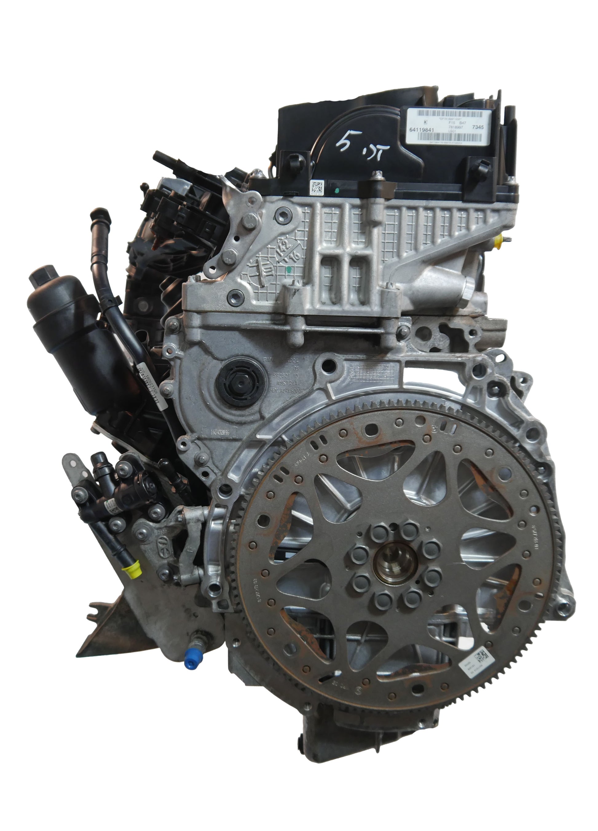 Moteur BMW X5 F15 2,0 sDrive B47D20B B47 11002455633 d'occasion - Moteur Auto Usagé