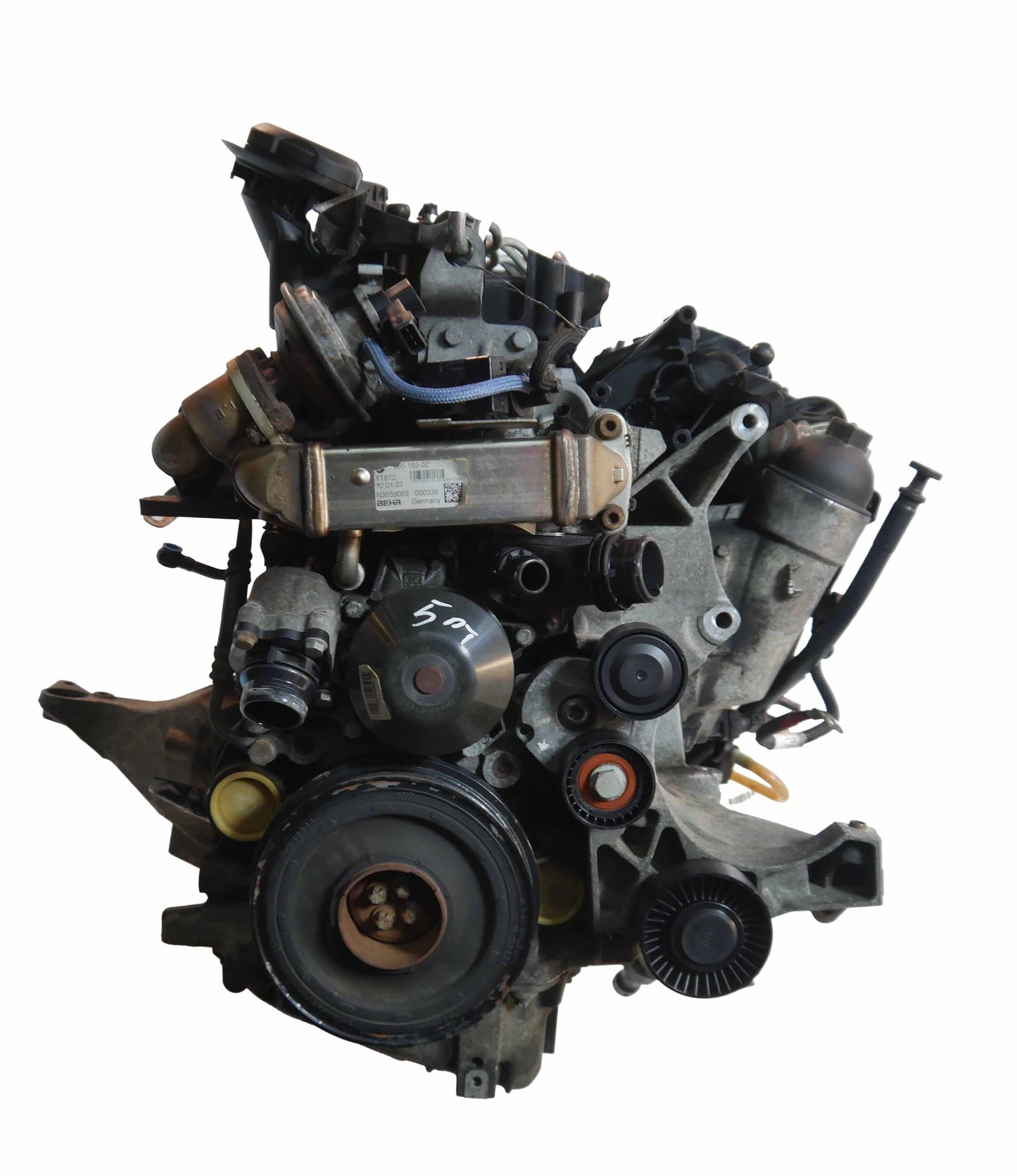 Moteur BMW Série 1 E87 2,0 118d N47D20A N47 N47D20U0 11002146549 d'occasion - Moteur Auto Usagé