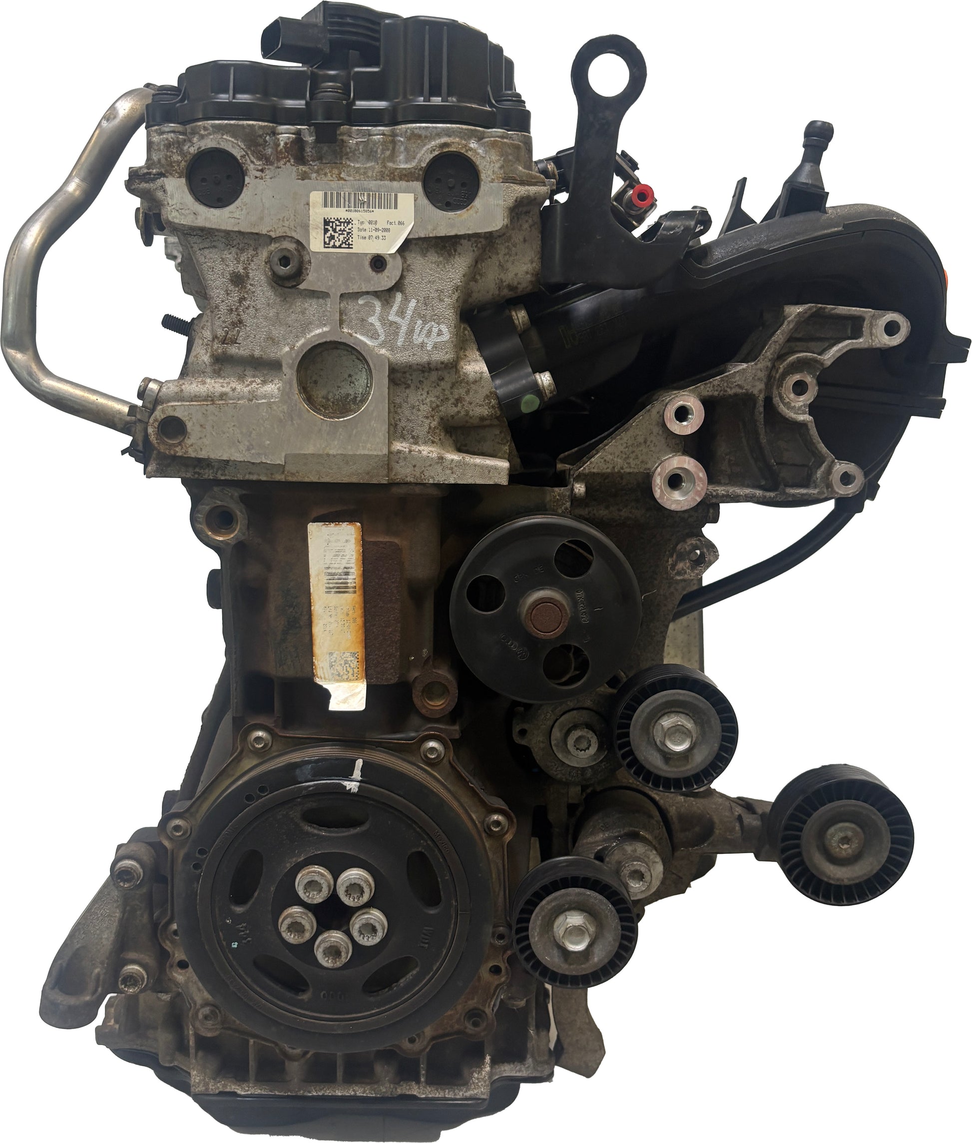 Moteur Pour VW NEUF Beetle 2,5 Essence BPS 07K100031D d'occasion - Moteur Auto Usagé