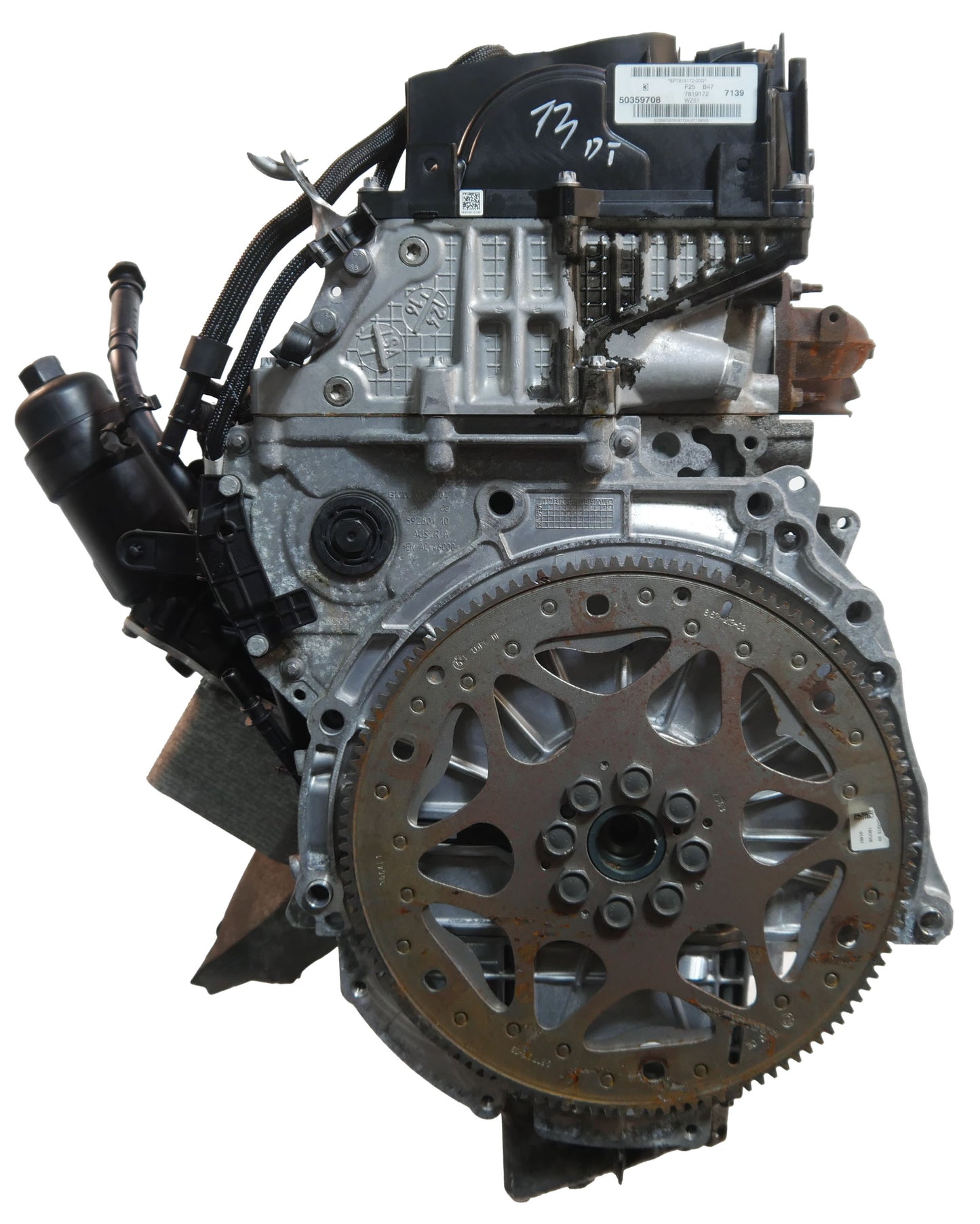 Moteur d'occasion BMW X3 F25 2.0L – B47D20A-B47/11002473150 – 2016