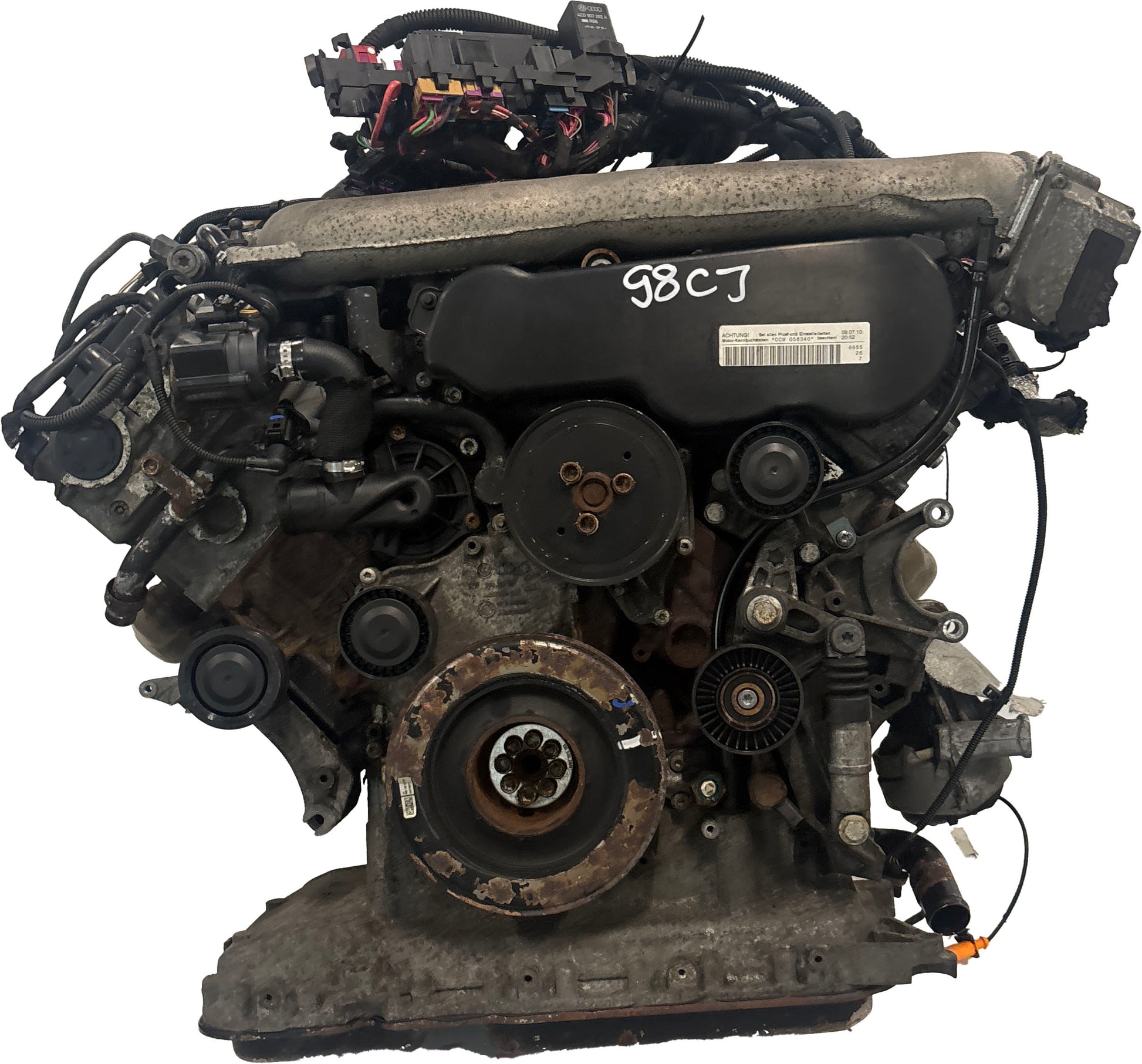 Moteur d'occasion Audi A4 B8 A5 Q5 3.0L – CCWA-CCW-CCWB/059100098J-059100098JX – 2009