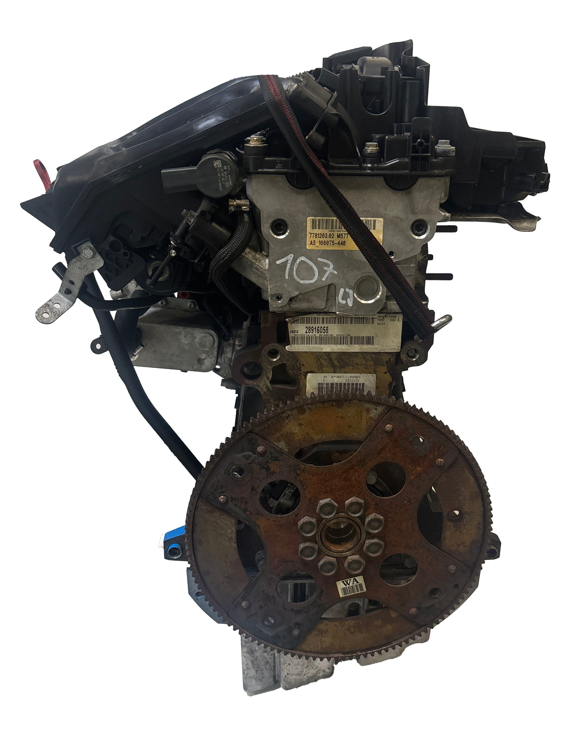 Moteur BMW E60 E61 2.5L – M57TUD25-256D2-M57D25-M57/11007789800-11007789801 – 2005 - Express Parts