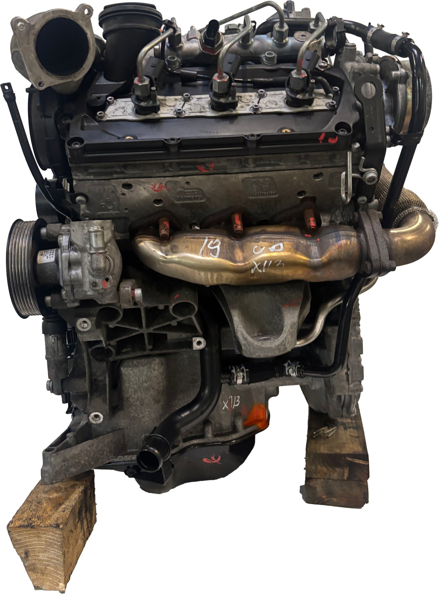 Moteur d'occasion Porsche Audi VW Cayenne Q7 3.0L – CASA-CAS-M05.9E/95810095900 – 2011