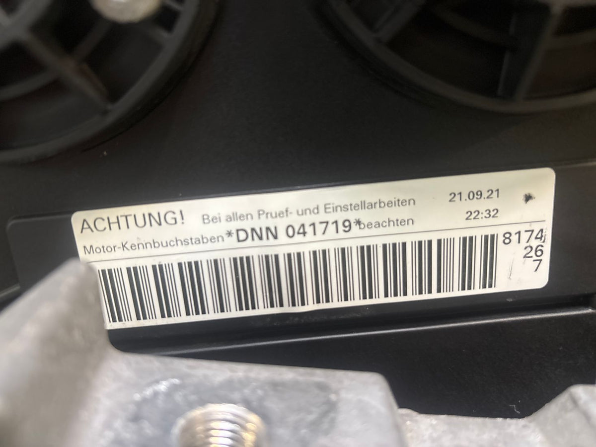 Vue moteur DNND VW 2.0L – pièce occasion