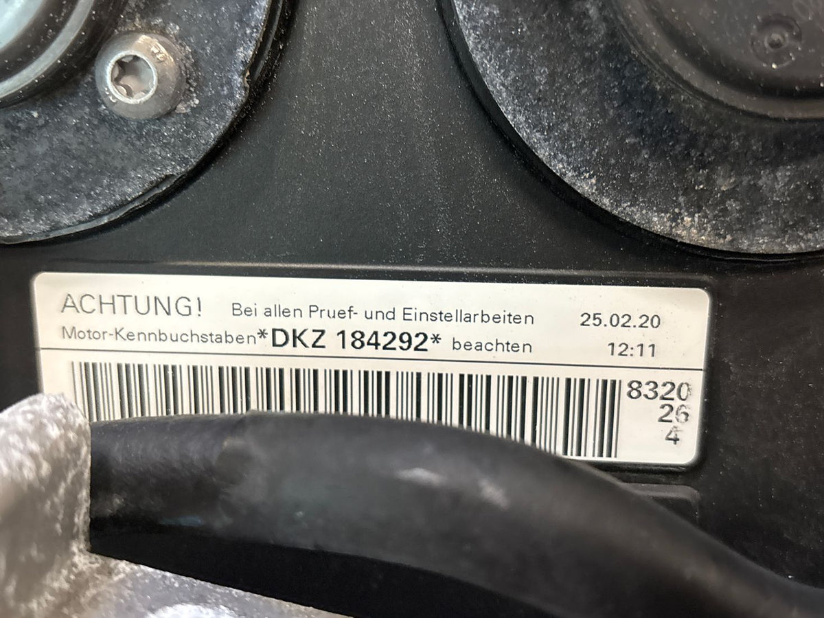 Vue moteur DKZB Audi 2.0L – pièce occasion