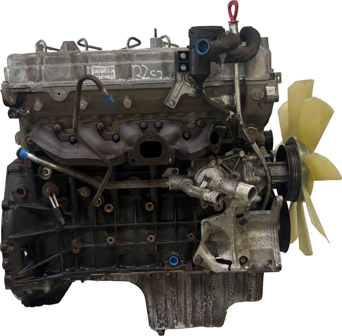 Moteur d'occasion Ssangyong 2.7L D27DT – état général