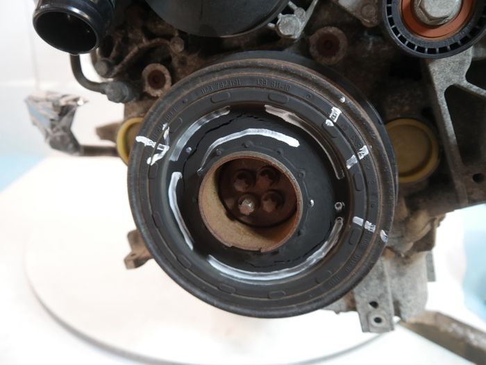 Vue moteur N47D20C-N47 BMW 2.0L – pièce occasion