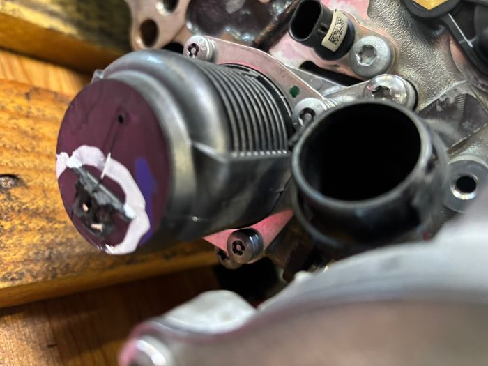 Vue moteur DTEA-DTE VW 2.0L – pièce occasion