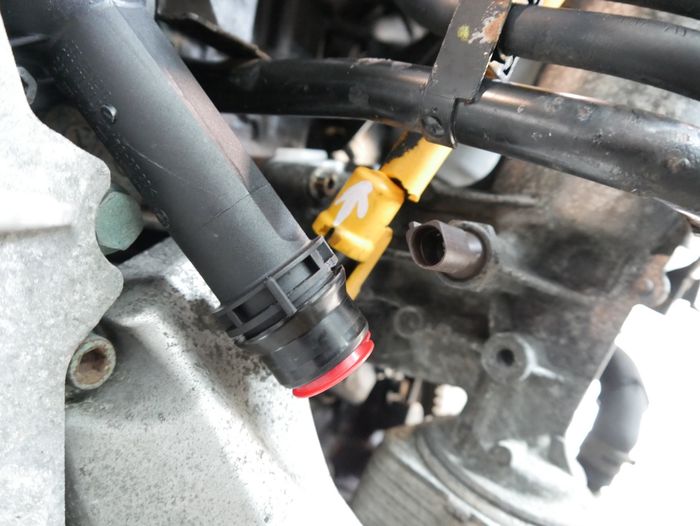 Vue moteur AWX Audi 1.9L – pièce occasion