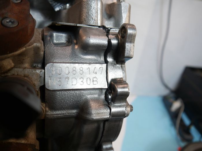 Vue moteur N57D30B-N57 BMW 3.0L – pièce occasion