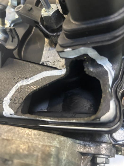 Vue moteur CAHA-CAH Audi 2.0L – pièce occasion
