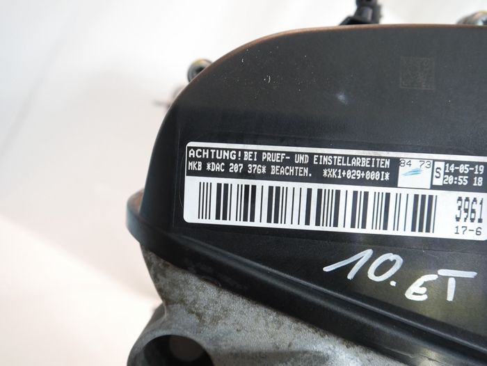 Vue moteur DAC-DACA Seat 1.5L – pièce occasion