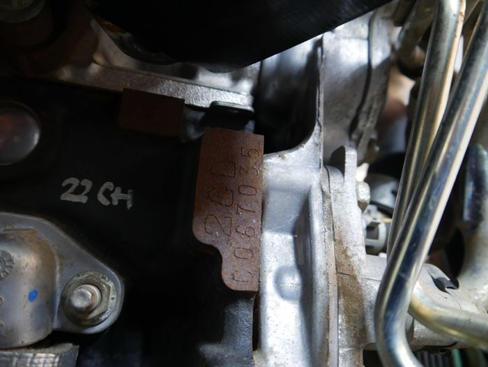 Vue moteur 2GD-FTV/2GD Toyota 2.4L – pièce occasion