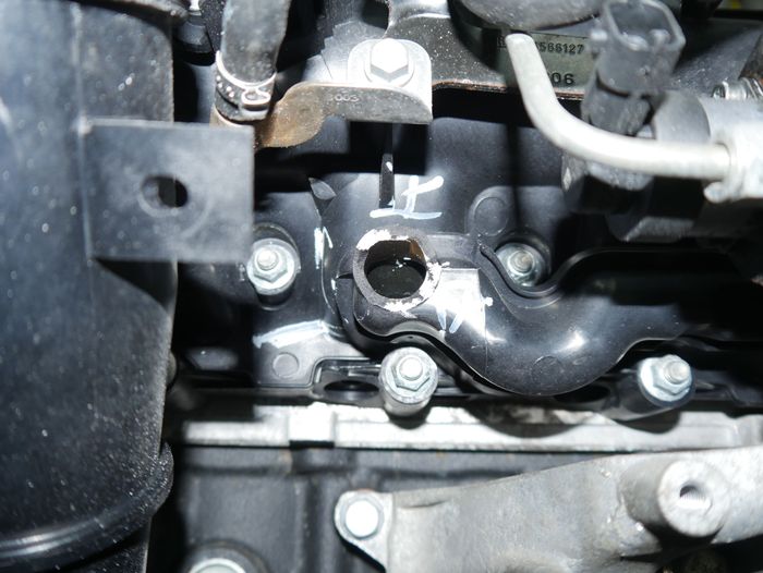 Vue moteur A20DTH-A20-LBR Opel 2.0L – pièce occasion