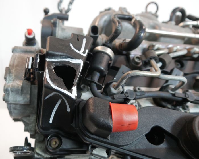 Vue moteur CBAB-CBA VW 2.0L – pièce occasion