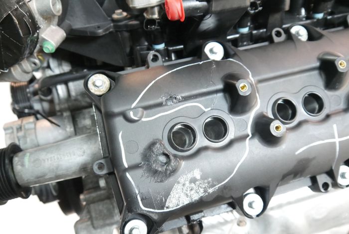 Vue moteur ESG Dodge 6.4L – pièce occasion
