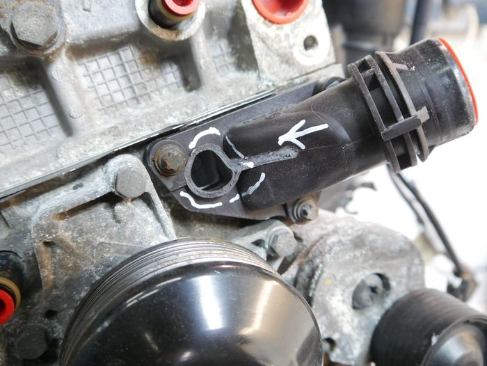 Vue moteur N47D20C-N47 BMW 2.0L – pièce occasion