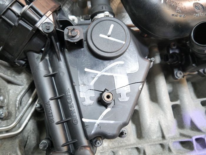 Vue moteur D5244T17-D52-D87PHEV Volvo 2.4L – pièce occasion