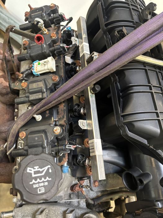 Vue moteur L92 Cadillac 6.2L – pièce occasion