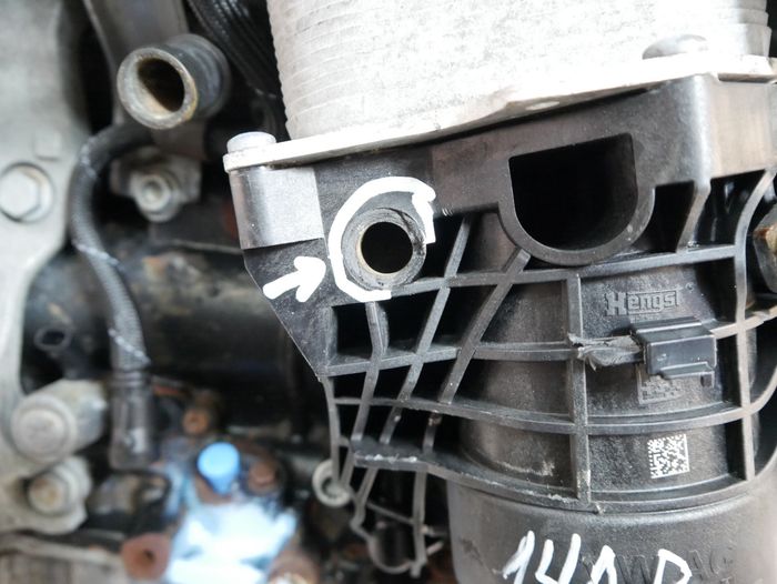 Vue moteur CRB-CRBC Audi 2.0L – pièce occasion