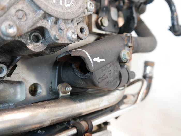 Vue moteur BKD Audi 2.0L – pièce occasion
