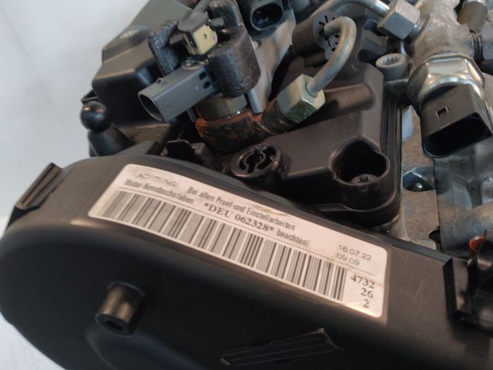 Vue moteur DEUA-DEU Audi 2.0L – pièce occasion