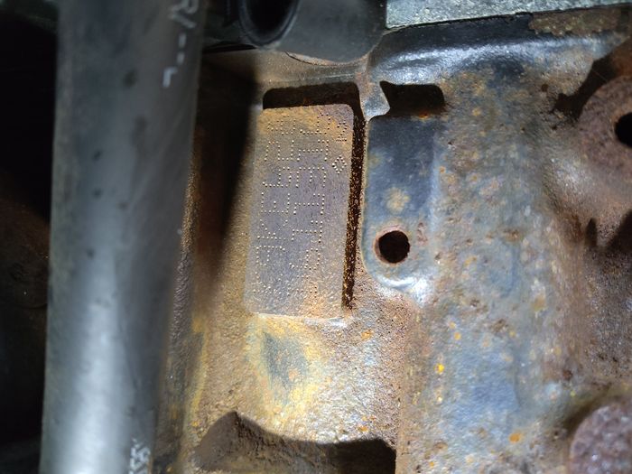 Vue moteur OM607.951-607.951-OM607 Mercedes-Benz 1.5L – pièce occasion