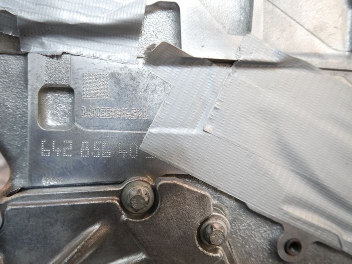 Vue moteur OM642.856-642.856-OM642 Mercedes-Benz 3.0L – pièce occasion